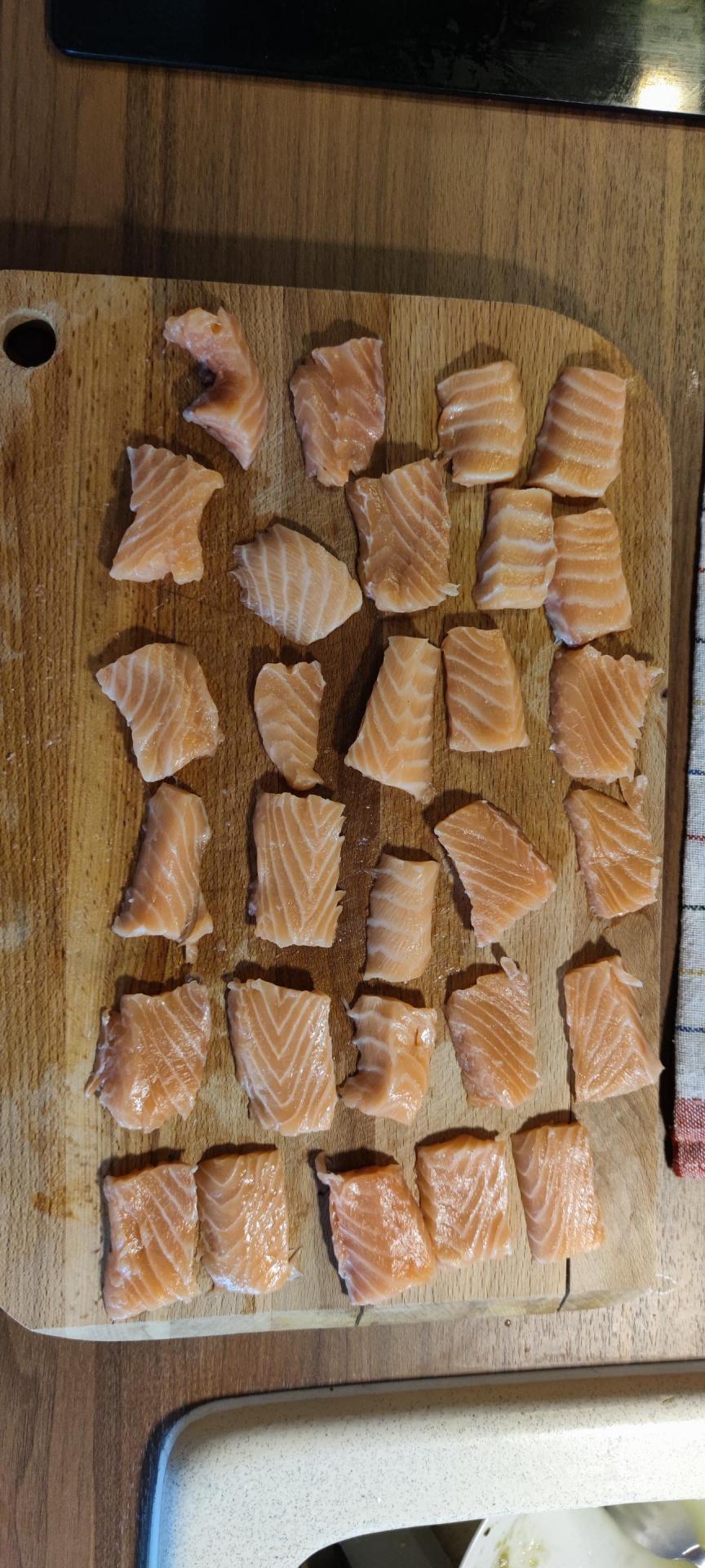 Découper du saumon