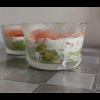 Verrine Avocat Crevette Saumon