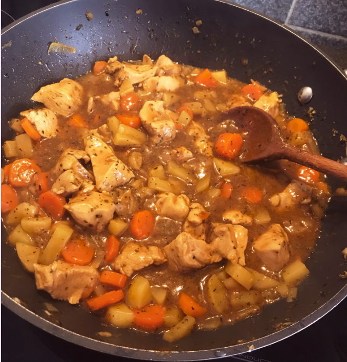 Poêler de lègumes au poulet